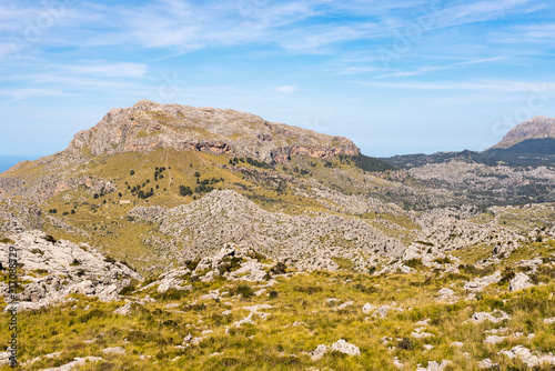 The mountainous west coast of the island of Majorca. Spain © vivoo