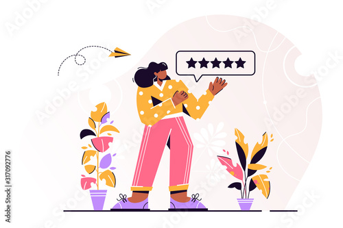 Vector flat illustration concept 