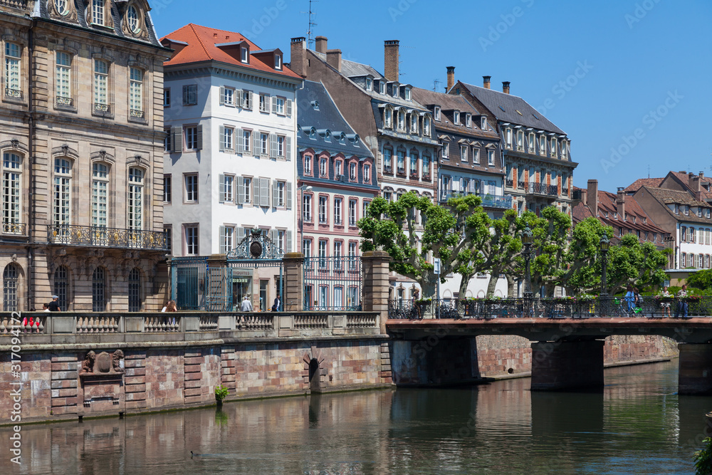 Fassaden in der Altstadt von Straßburg