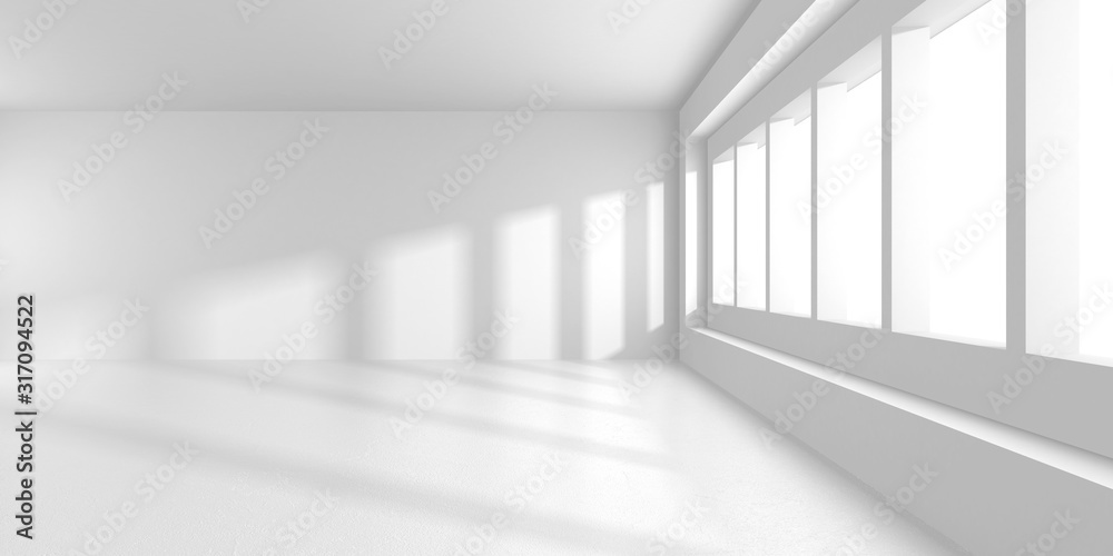 Futuristic White Architecture Design Background Futuristic White Architecture Design Background