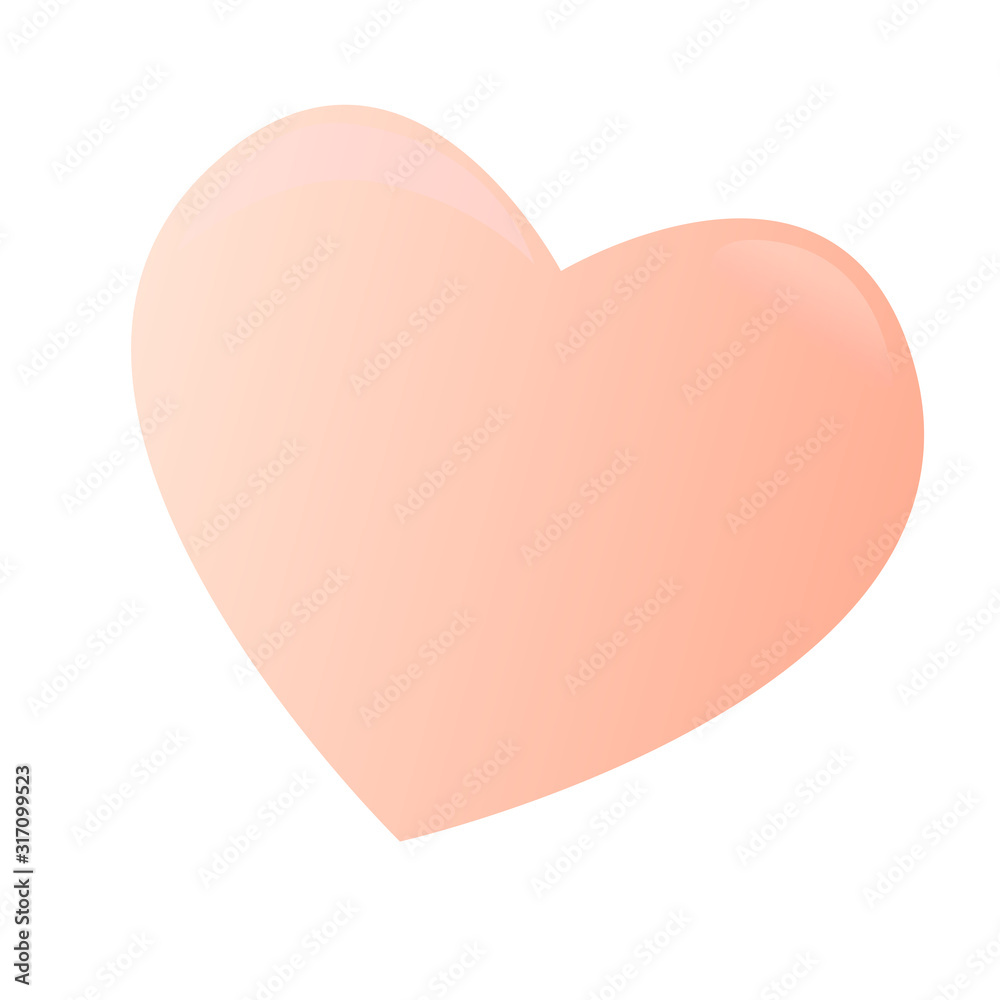 Isolated heart icon Isolated heart icon
