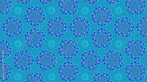 animated floral pattern
