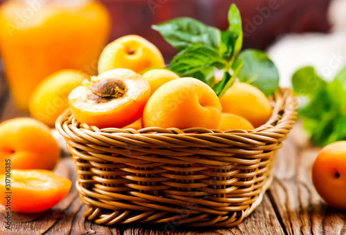 fresh apricots