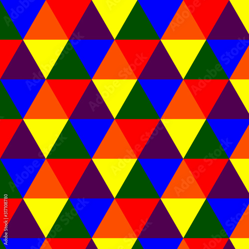 colorful polygonal pattern hexagon bright © Dmitry Shchitov