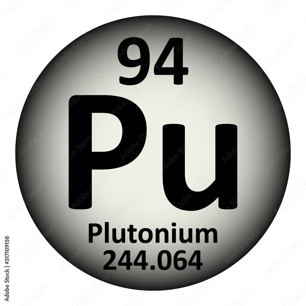 Periodic table element plutonium icon. Векторный объект Stock | Adobe Stock
