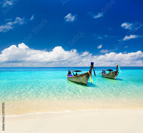 Beach and beautiful tropical sea. tropical beach