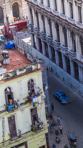 Looking down on Havana