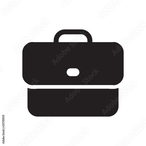 Suitcase icon vector symbol