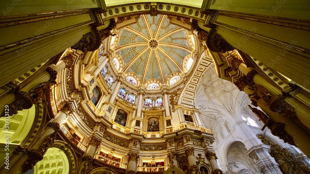 Obraz premium Kirchendecke