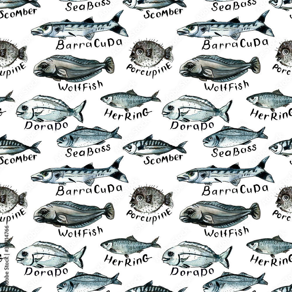 Fishes light pattern Fishes light pattern