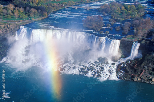 Rainbow Over Niagara Falls  New York