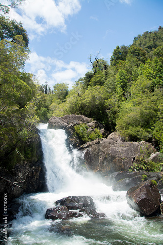 Cascada en Parque Nacional Alerce Andino