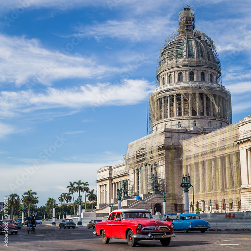 Canvas Print Square crop of the Capitol Building