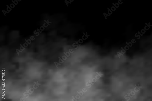White fog texture isolated on transparent background. Steam special effect. Realistic vector fire smoke or mist © Vector light Studio