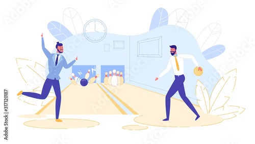 Professional Player at Bowling Game Competition