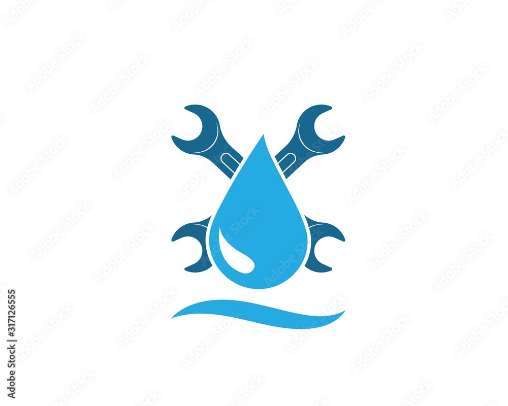 plumbing vector illustration logo icon plumbing vector illustration logo icon
