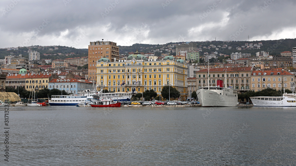 Waterfront Cityscape Rijeka Croatia