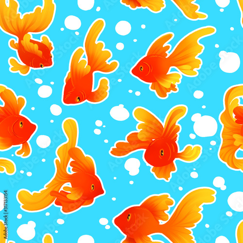 Goldfish repeating pattern