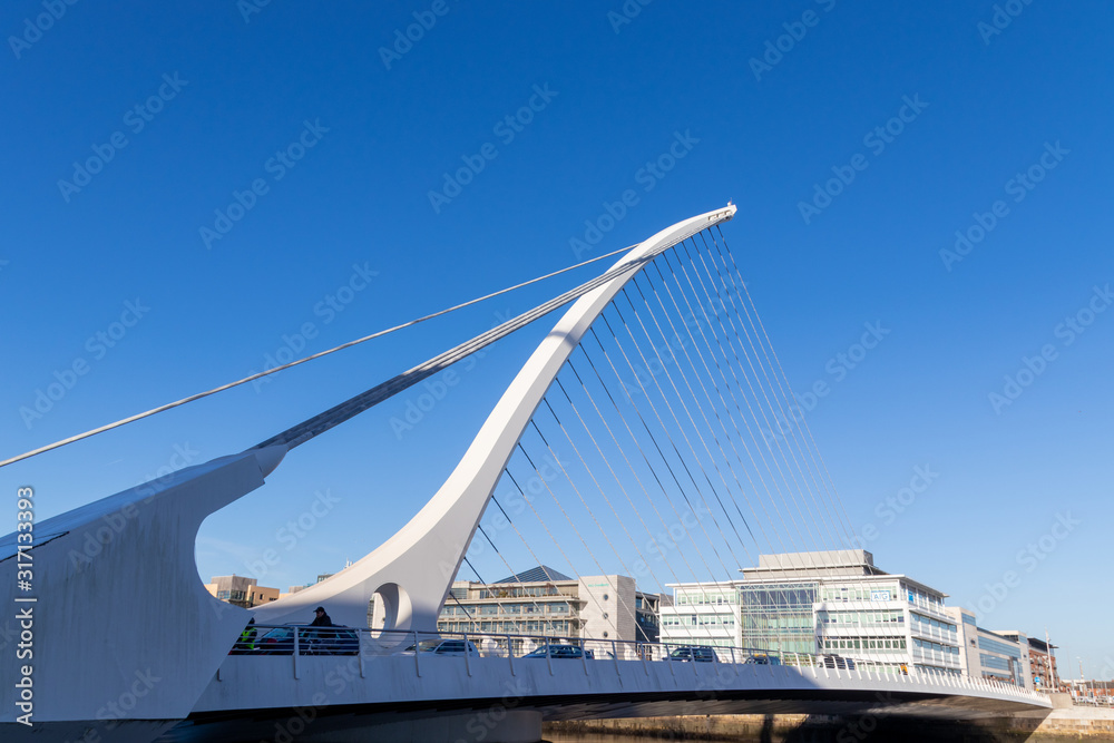 Fototapeta premium Most Samuela Becketta, Dublin