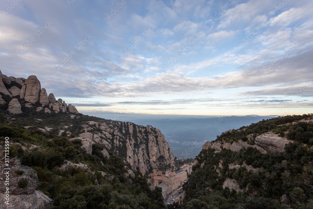 Fototapeta premium Montserrat na Espanha
