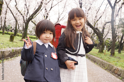 Cuadro en lienzo 入園　入学