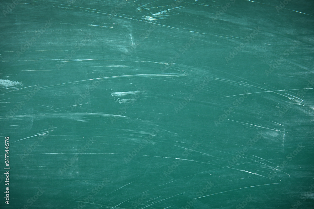 Dirty green chalkboard as background. Space for text Dirty green chalkboard as background. Space for text