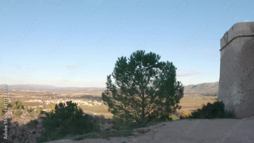 Hyperlapse hiking from a castle to the forest Hyperlapse hiking from a castle to the forest