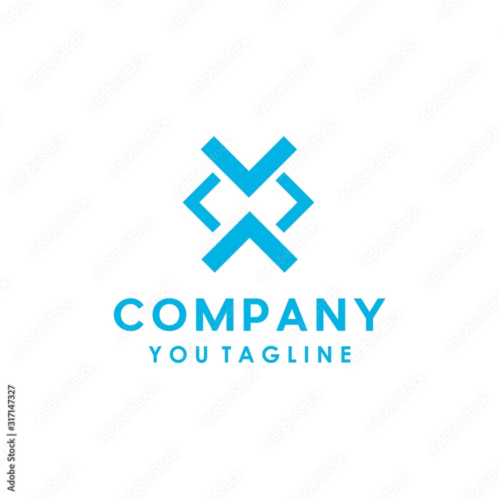 Technology Logo Simple Industrial Company