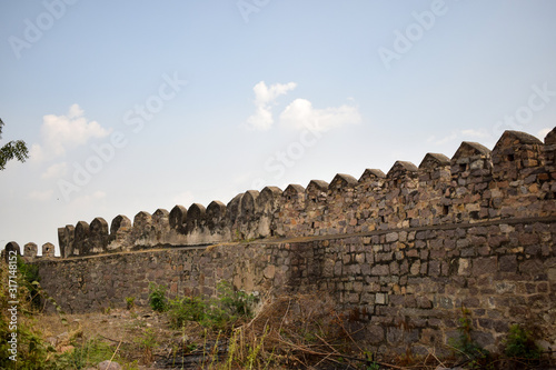 Old Ancient Antique Historical Ruined Architecture of Fort Walls © Pleasant Mode Studio
