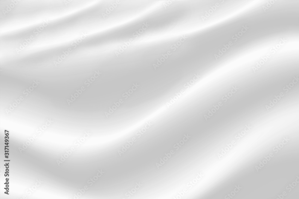 abstract background White cloth with soft waves. Texture and pattern. 