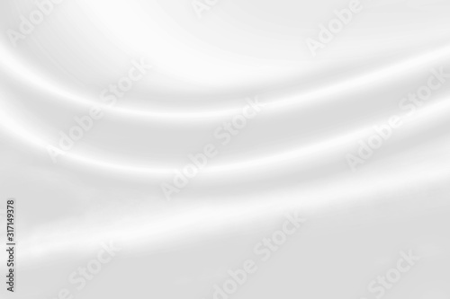 abstract background White cloth with soft waves. Texture and pattern. 