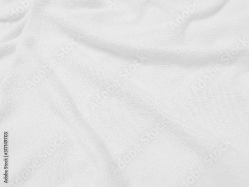 abstract background White cloth with soft waves. Texture and pattern. 