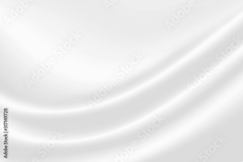 abstract background White cloth with soft waves. Texture and pattern. 