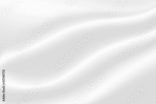 abstract background White cloth with soft waves. Texture and pattern. 