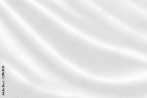 abstract background White cloth with soft waves. Texture and pattern. 