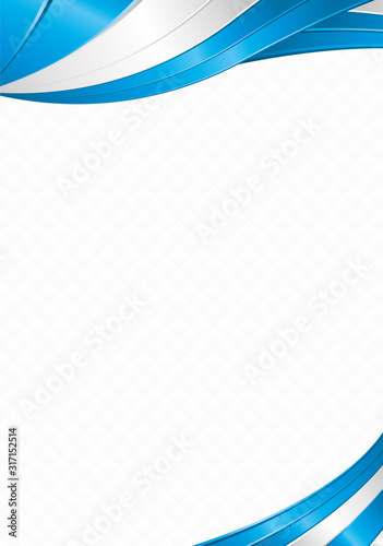 Abstract background with shapes with the colors of the flag of Argentina to use as Diploma or Certificate