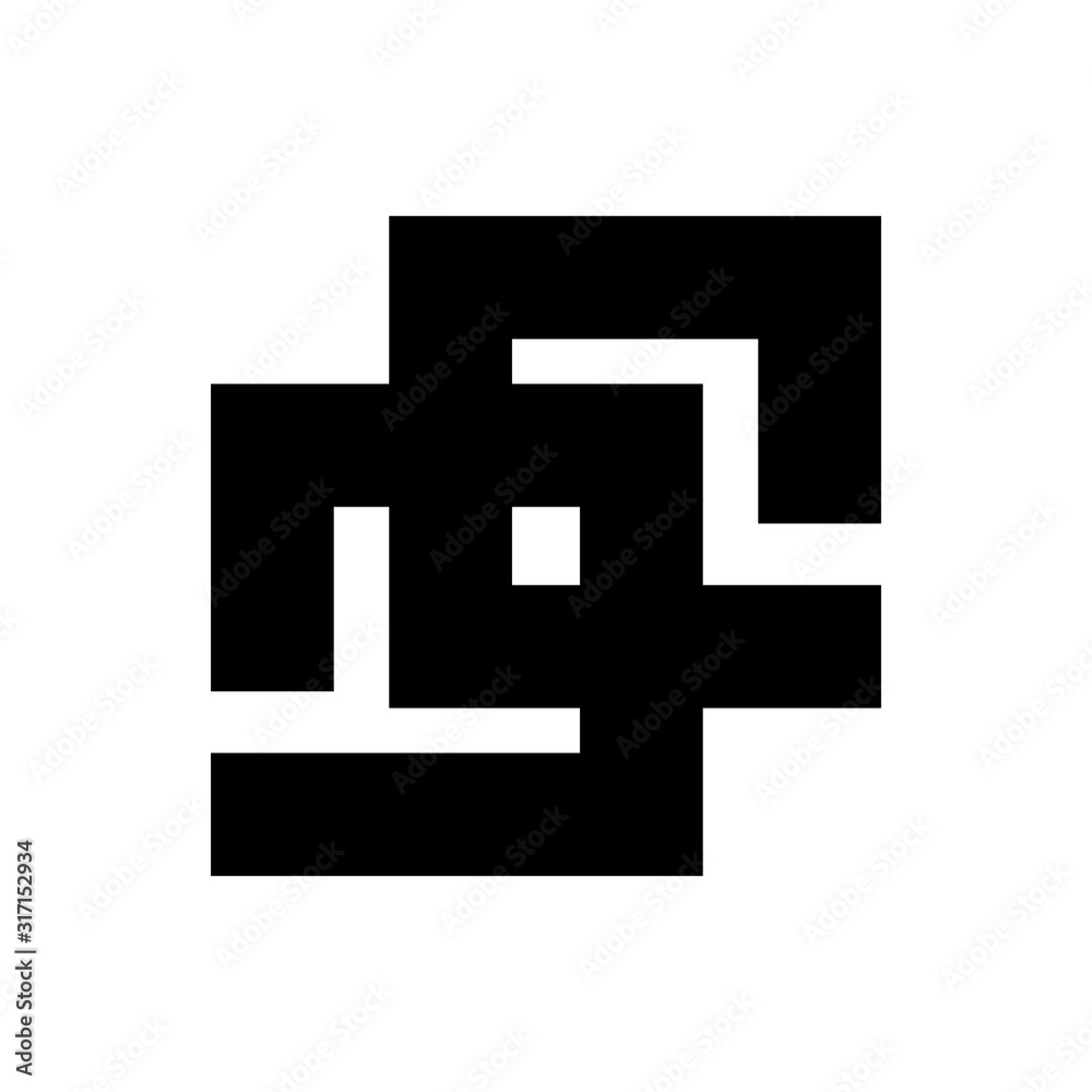 DG, DD, GD, GO initials geometric company logo and vector icon DG, DD, GD, GO initials geometric company logo and vector icon