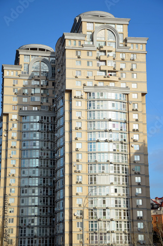 Modern residential area in Kiev. Exterior. © Sergey Kamshylin