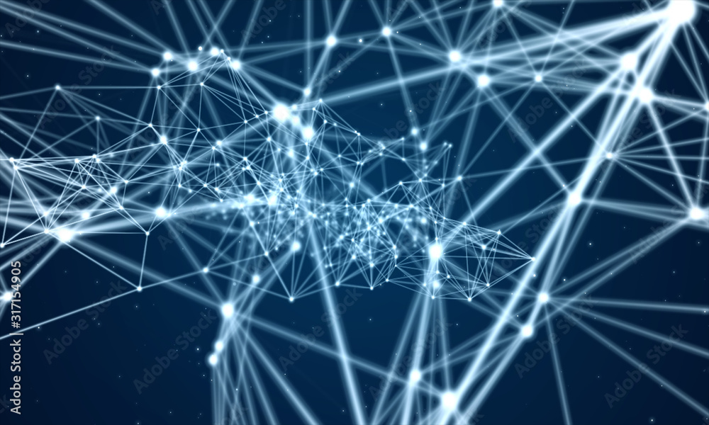 Abstract line network background.Digital business technology concept Abstract line network background.Digital business technology concept