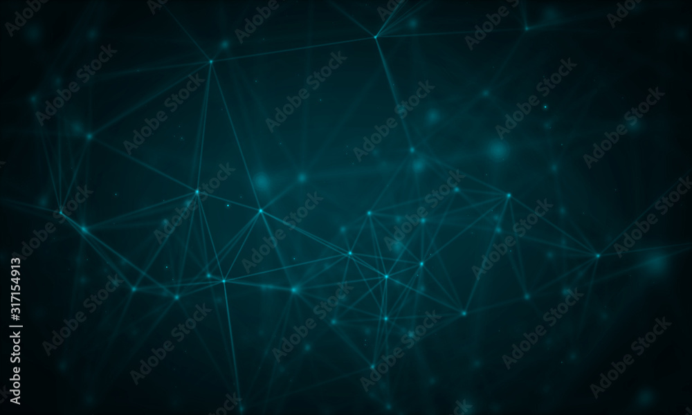 Abstract line network background.Digital business technology concept