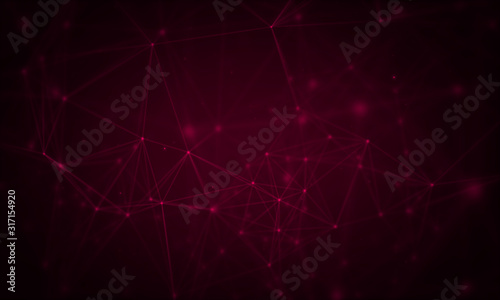 Abstract line network background.Digital business technology concept