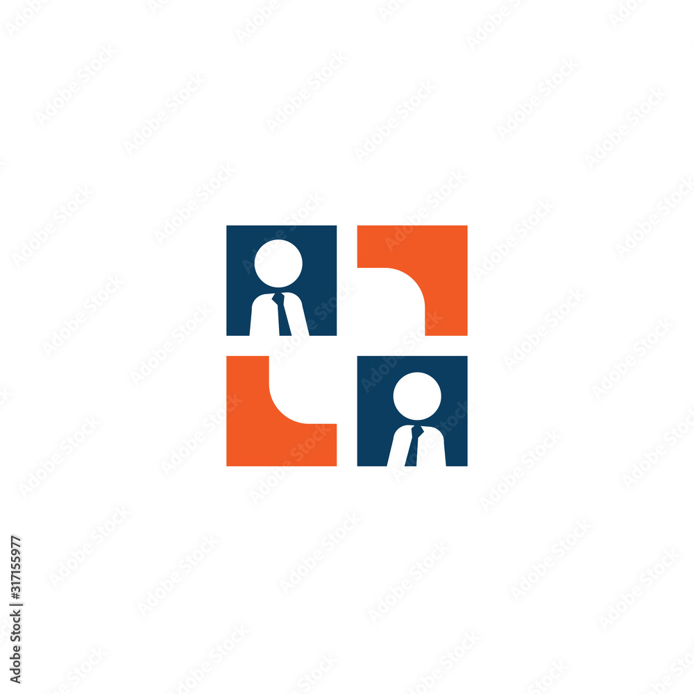Creative People Logo Design Template, Creative People Logo Design Template,