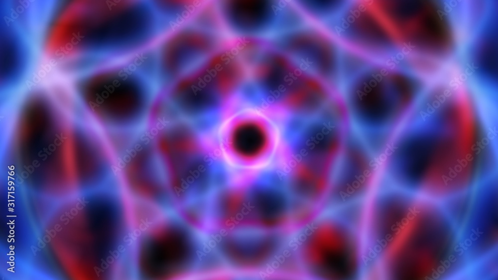 Blurred Glowing Abstract Fractal Light Energy Shapes Rotating - Abstract Background Texture Blurred Glowing Abstract Fractal Light Energy Shapes Rotating - Abstract Background Texture