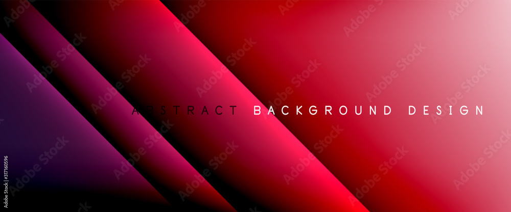 Fototapeta premium Trendy simple fluid color gradient abstract background with dynamic straight shadow line effect. Vector Illustration For Wallpaper, Banner, Background, Card, Book Illustration, landing page