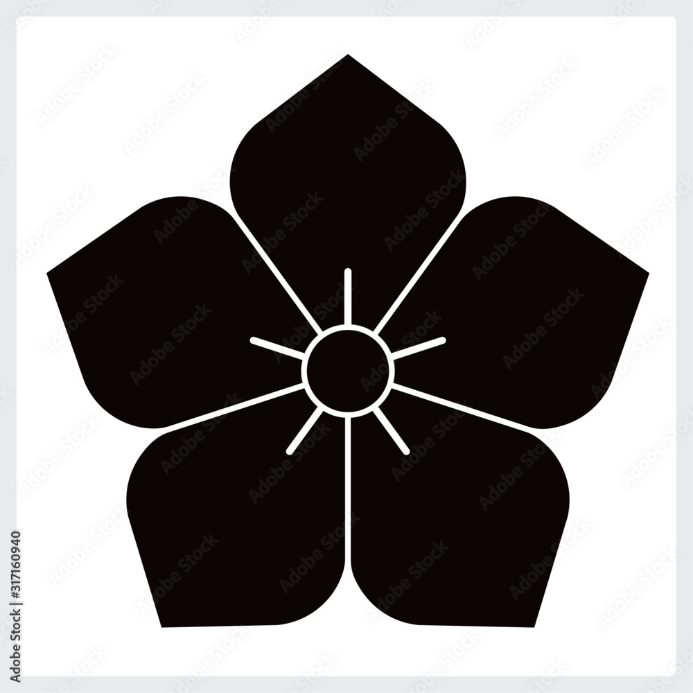 明智光秀 家紋 Stock Vector Adobe Stock