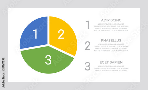 Set of blue and yellow, green elements for infographic presentation slides with charts, graphs, steps, timeline, circles, number options.