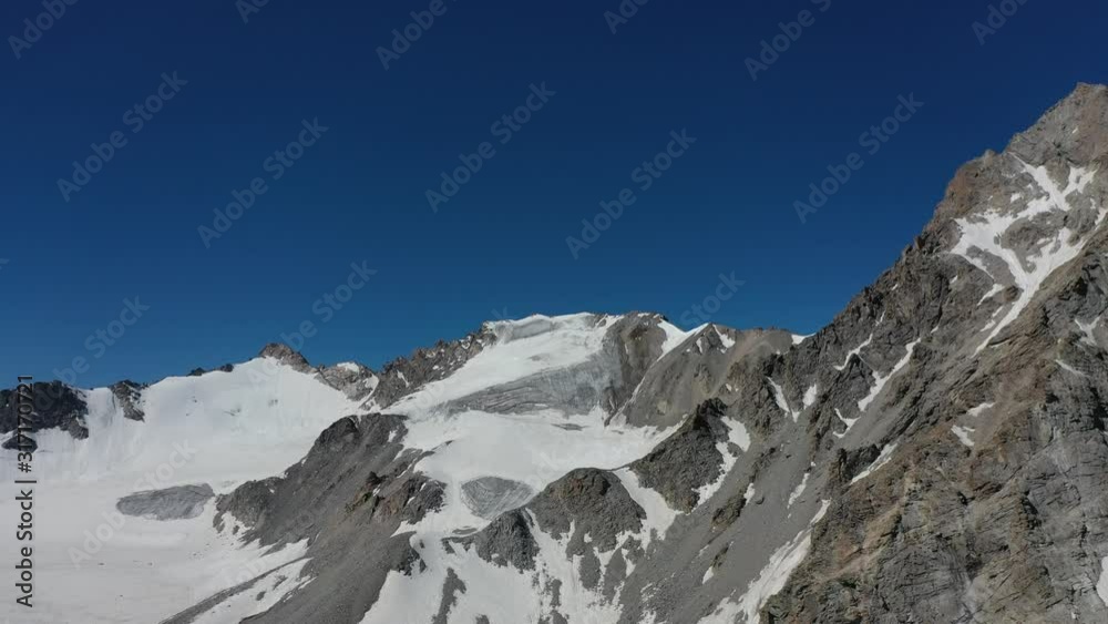 Grigorievskoe gorge in the summer in Kungei Alatau. Kyrgyzstan. Forest, Alpine meadows and glaciers. Grigorievskoe gorge in the summer in Kungei Alatau. Kyrgyzstan. Forest, Alpine meadows and glaciers.