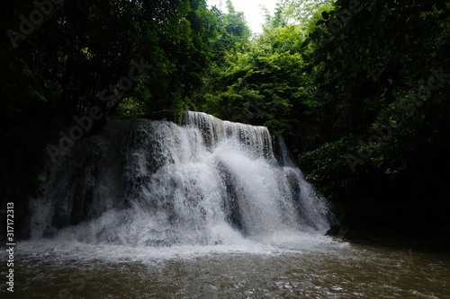 Huai Mae Khamin, Waterfall, Kanchanaburi province, Thailand