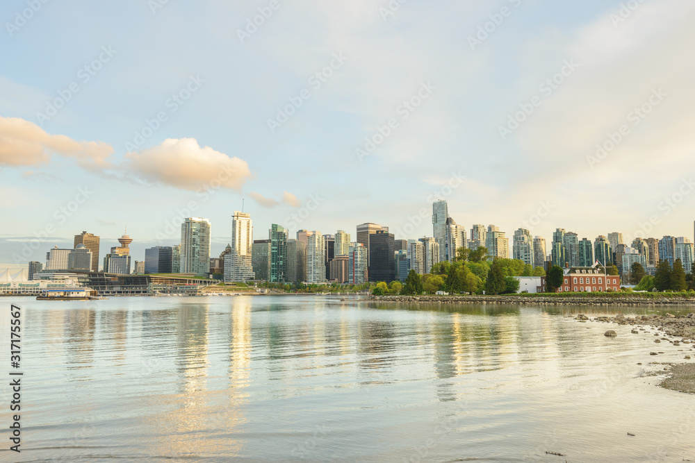 Naklejka premium Vancouver from Stanley Park
