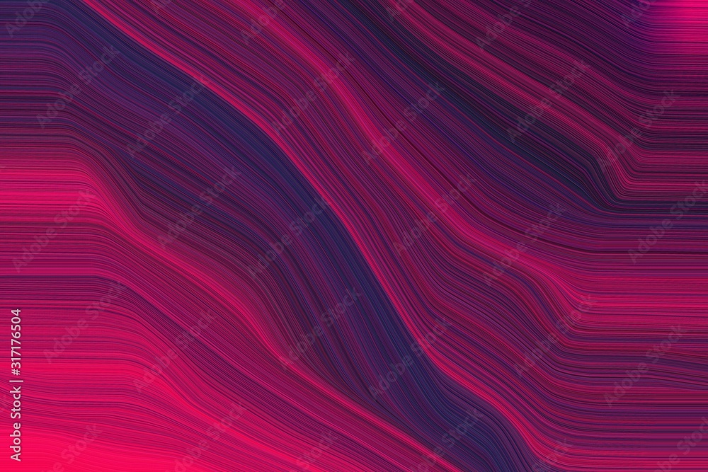 Obraz premium abstract modern lines and waves design with very dark magenta, very dark violet and crimson colors. art for sale. can be used as texture, background or wallpaper